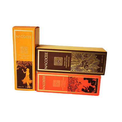 Luxury Square C1S Paper Skincare Packaging Box Custom Private Label