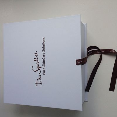 Foldable Rigid Cardboard 1.5mm 900GSM Christmas Gift Box Full White