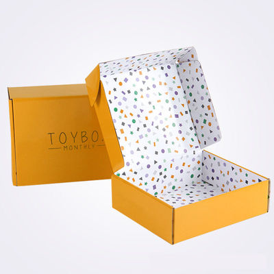 Recycled Non Toxic E Flute Corrugated Paper Mailing Box Printing Logo