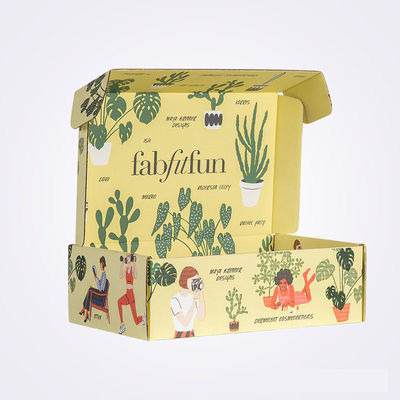 Recycled Non Toxic E Flute Corrugated Paper Mailing Box Printing Logo