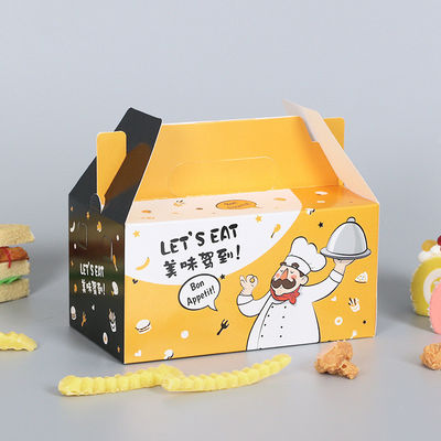 Waterproof OilProof C1S C2S Art Paper Snack Packaging Box PE Coating