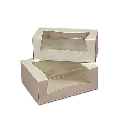 Food Grade MDF EPE Custom Food Packaging Box Plastic Window