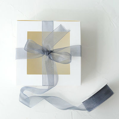 Foldable Flexo Printing C1S C2S paper Window Cake Box Eco Friendly