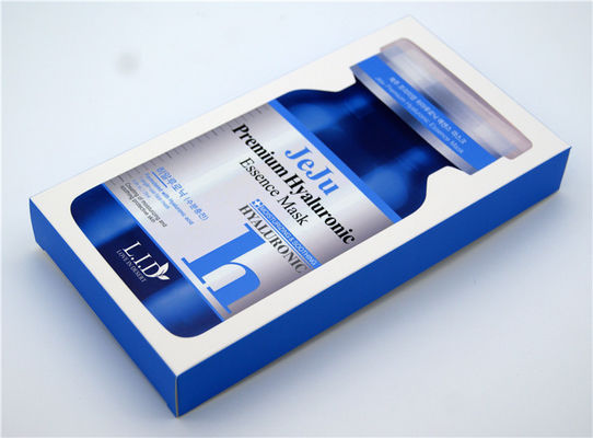 Essence Mask 300gsm Silver Board Printed Cosmetic Boxes Logo Printed