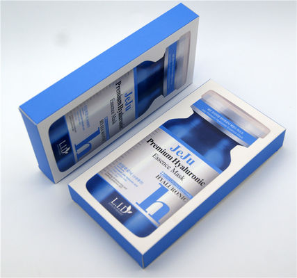 Essence Mask 300gsm Silver Board Printed Cosmetic Boxes Logo Printed