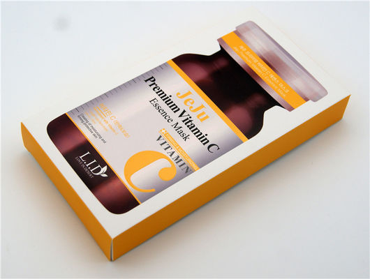 Essence Mask 300gsm Silver Board Printed Cosmetic Boxes Logo Printed