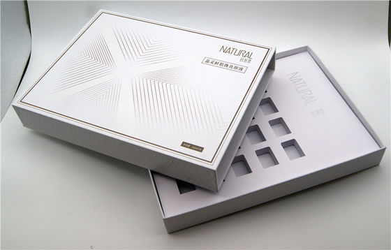 Personalized Black White Cosmetic Drawer Gift Boxes With EVA Tray