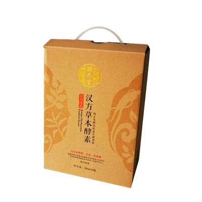 ODM Rectangle Tea E flute Corrugated Gift Box Flexible Cardboard
