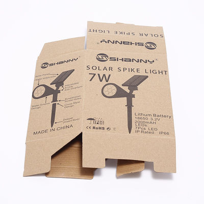 Electronic Light 200g 250g Corrugated Paper Packaging Box For Shipping