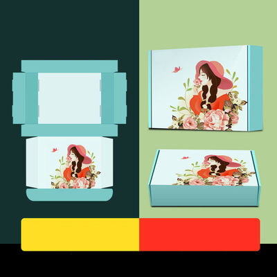 Custom Ecommerce Logo C2S C1S Corrugated Shoe Box Popular Design