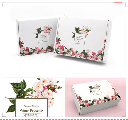 400gram Cardboard Corrugated Paper Packaging Box Custom Printed