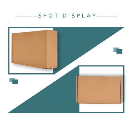 Fold Up Corrugated PMS Clothing Gift Box Custom Logo Mailer Shipping
