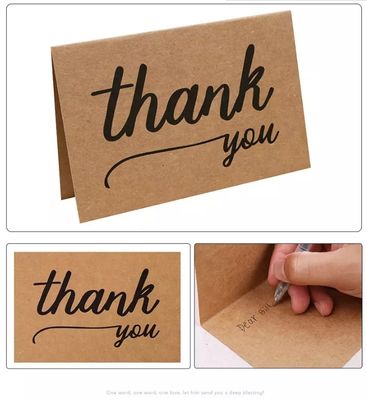 Varnishing 1.8mm Cardboard Recycled Birthday Cards Festival Celebration