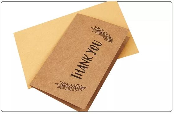 Varnishing 1.8mm Cardboard Recycled Birthday Cards Festival Celebration