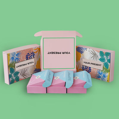 350GSM Mount Corrugated Eco Friendly Paper Boxes For Cosmetic
