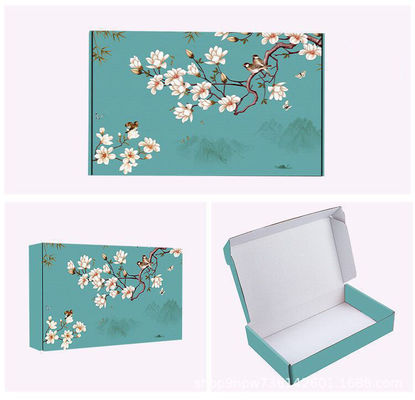 300gms 350gms Coated Paper Foldable Packaging Box Varnishing