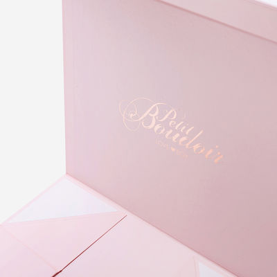 Book Shape Debossing Magnetic Garment Packaging Boxes With Ribbon