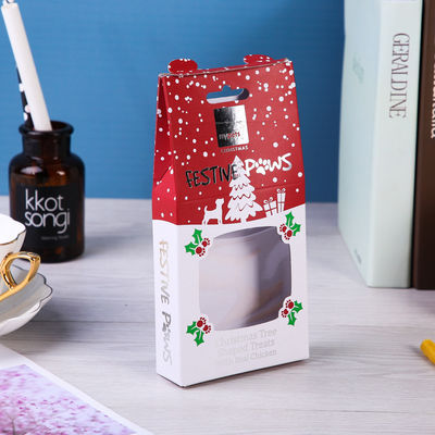 Creative Presentation Packaging CMYK Windowed Gift Boxes Custom Logo