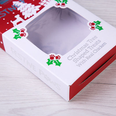 Creative Presentation Packaging CMYK Windowed Gift Boxes Custom Logo