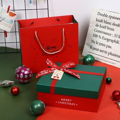 Recycled 2 Piece 250g Art Paper Cardboard Gift Boxes With Lids