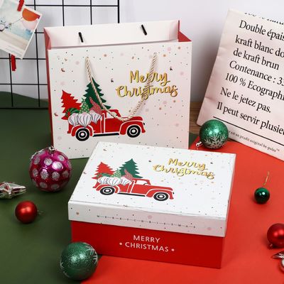 Recycled 2 Piece 250g Art Paper Cardboard Gift Boxes With Lids
