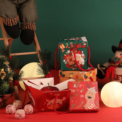 Full Print PMS CMYK Eco Friendly Paper Boxes Christmas Decorative