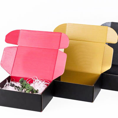 Emballage Corrugated 300gsm 2mm FBB Pink Mailing Boxes Custom Logo