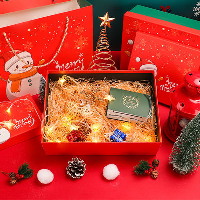 Cardboard Hardcover Christmas Packaging Boxes Any PMS Color