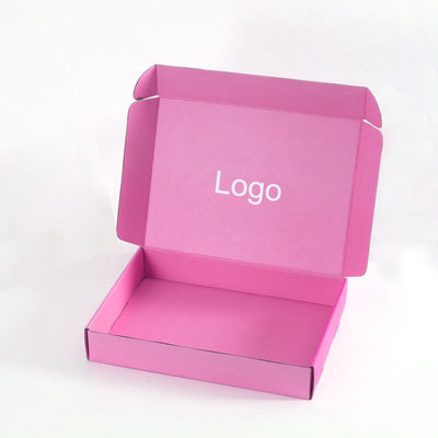 Costume 4 CMYK Colors Recycled Packaging Box Colored Corrugated Mailing Boxes