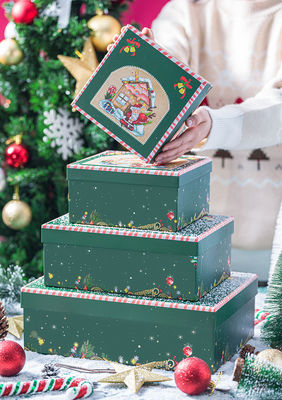 Stacking Gift Holographic Recycled Packaging Box Magnetic Closure