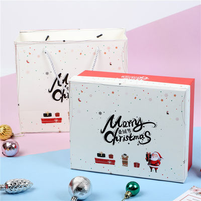 Rigid ODM Stamping Apparel Packaging Boxes Decorated Christmas
