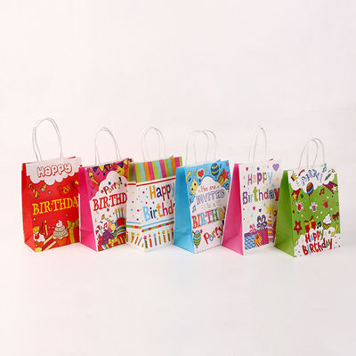 350GSM Printable Paper Bags For Birthday Gift