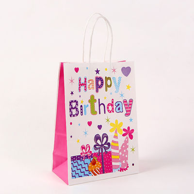 350GSM Printable Paper Bags For Birthday Gift
