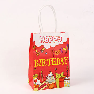 350GSM Printable Paper Bags For Birthday Gift