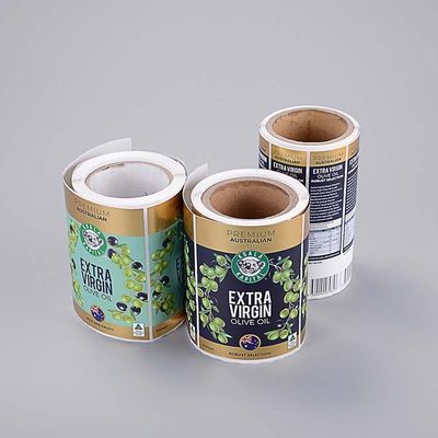 Adhesive BOPP Product Sticker Label UV Resistant Printable Circle Stickers