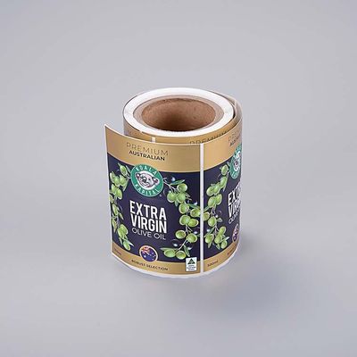 Adhesive Thermal Cosmetic Product CMYK PMS Custom Label Stickers