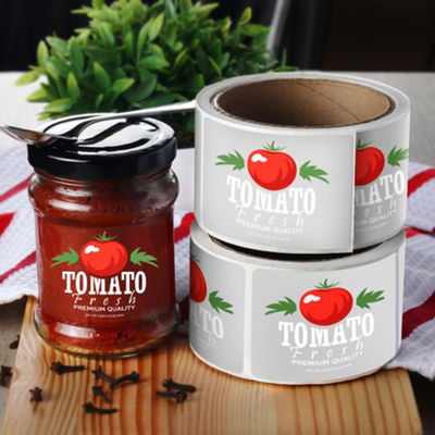 Waterproof Embossing Debossing Custom Label Stickers UV Varnish