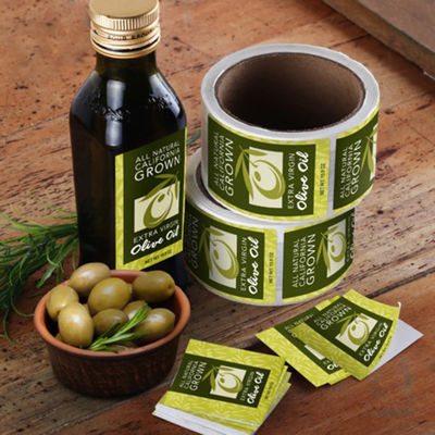 Waterproof Embossing Debossing Custom Label Stickers UV Varnish