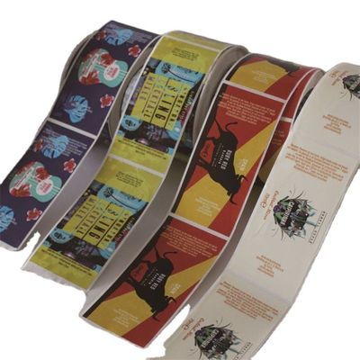 BOPP Polyester Pharmaceutical Custom Label Stickers Self Adhesive