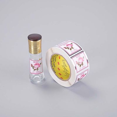High Glossy Silver Aluminum Foil vinyl Pantone Label Sticker For Bottle