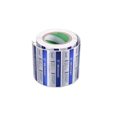 Square Spot Color Polypropylene Custom Label Stickers Multi Style