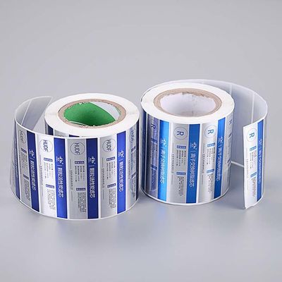 Square Spot Color Polypropylene Custom Label Stickers Multi Style