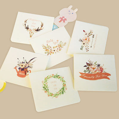 Thank You Insert Rigid Cardboard 600GSM Recycled Paper Cards