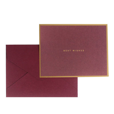 Matte Glossy CMYK Pantone Christmas Gift Card Environment Friendly