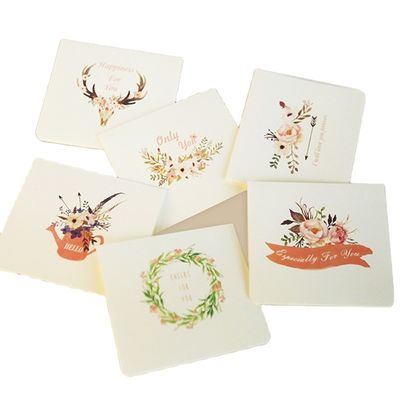 Printable Craft Thank You BSCI Recycled Paper Cards Eco Friendly