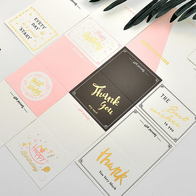 Holiday Birthday 250g Ivory Board Recycled Paper Cards Custom Printing