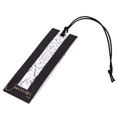 Shirt Shoes Bags C1S Coated Paper Embossed Swing Tags Eco Friendly