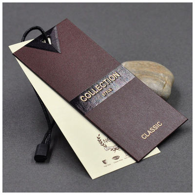 Apparel Product String CMYK Personalized Hang Tag Custom Logo