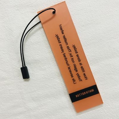 OEM Debossing Wedding Thank You Cardboard Swing Hang Tag With Rope