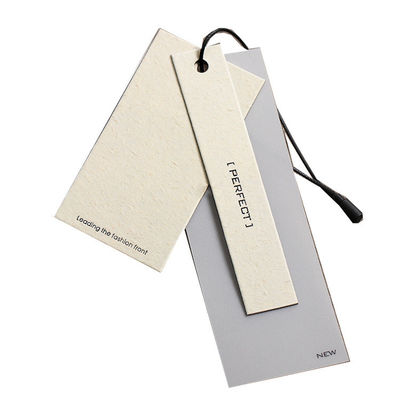 Garment T Shirt Whiteboard Personalized Hang Tag Bronze Printing